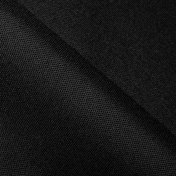 Ткань Оксфорд 600D PU, Черный (на отрез)  в Норильске