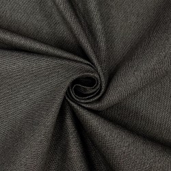 Ткань Рогожка (мебельная), цвет Тёмно-Серый (на отрез)  в Норильске