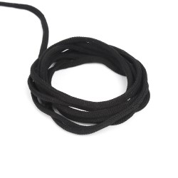 Шнур для одежды 4,5 мм, цвет Чёрный (на отрез)  в Норильске