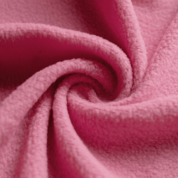 Флис Односторонний 130 гр/м2, цвет Розовый (на отрез)  в Норильске