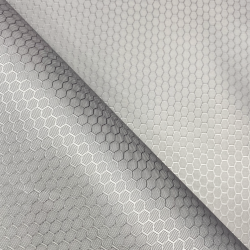 Ткань Оксфорд 300D PU Рип-Стоп СОТЫ, цвет Светло-Серый (на отрез)  в Норильске