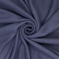 Ткань Флис Односторонний 130 гр/м2, цвет Темно-серый (на отрез)  в Норильске