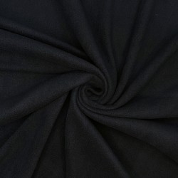Флис Односторонний 130 гр/м2, цвет Черный (на отрез)  в Норильске