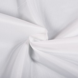 Ткань подкладочная Таффета 190Т, цвет Белый (на отрез)  в Норильске