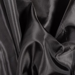 Ткань подкладочная Таффета 190Т, цвет Черный (на отрез)  в Норильске