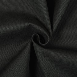 Ткань смесовая Канвас 35/65, цвет Черный (на отрез)  в Норильске