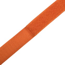 Контактная лента 25мм  Оранжевый (велькро-липучка, на отрез)  в Норильске