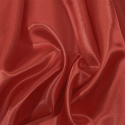 Ткань Атлас-сатин, цвет Красный (на отрез)  в Норильске