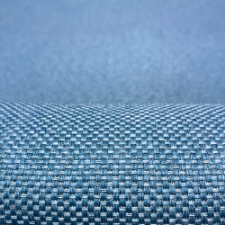 Ткань Блэкаут для штор светозатемняющая 85% &quot;Рогожка Синяя&quot; (на отрез)  в Норильске