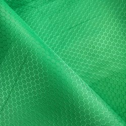 Ткань Оксфорд 300D PU Рип-Стоп СОТЫ, цвет Зелёный (на отрез)  в Норильске