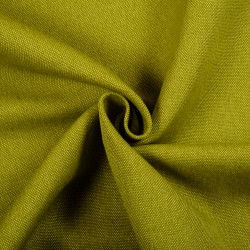 Ткань Рогожка (мебельная), цвет Зелёный (на отрез)  в Норильске