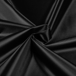 *Ткань Оксфорд 210D PU, цвет Черный (на отрез)  в Норильске