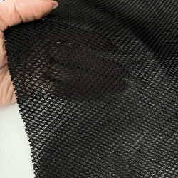 Сетка 3D трехслойная Air mesh 165 гр/м2, цвет Черный   в Норильске